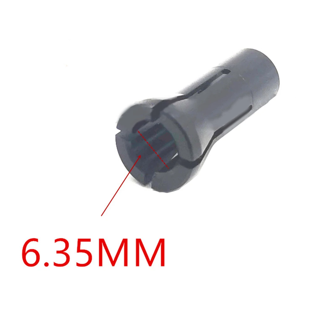 1pc Collet Chuck Metal 6.35mm Replacement For GD0600 906 GD0603 GD0601 Collet Nut Power Tool Accessories Chuck Cap