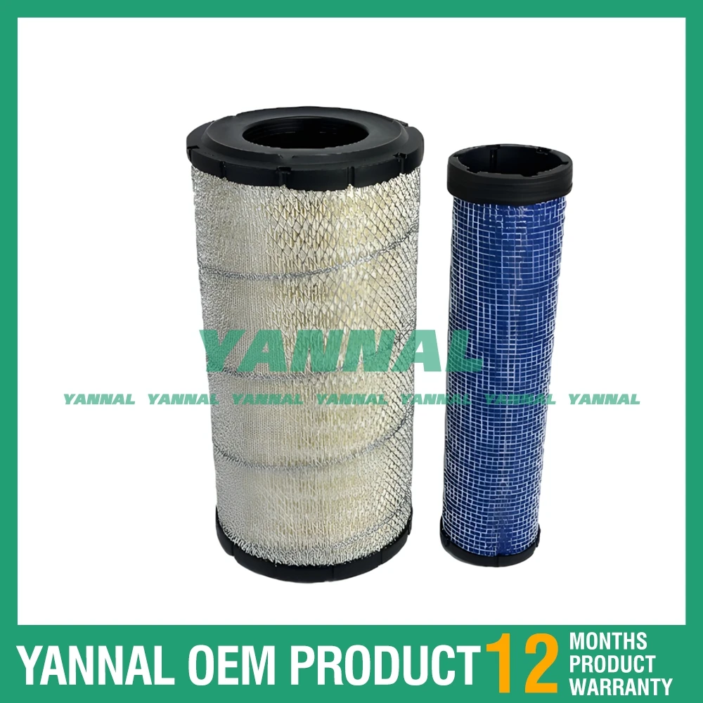 High quality PC200-7 PC210-7 Air Filter BC-737AB KL2036-0100 For Komatsu Engine Spare Parts