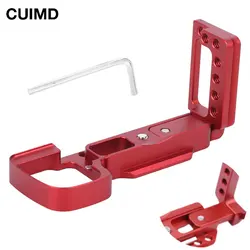 Quick Release Vlog L Plate Bracket Holder Hand Grip for Sony A6000 A6100 A6300 A6400 Digital Camera for Arca Swiss Tripod Head