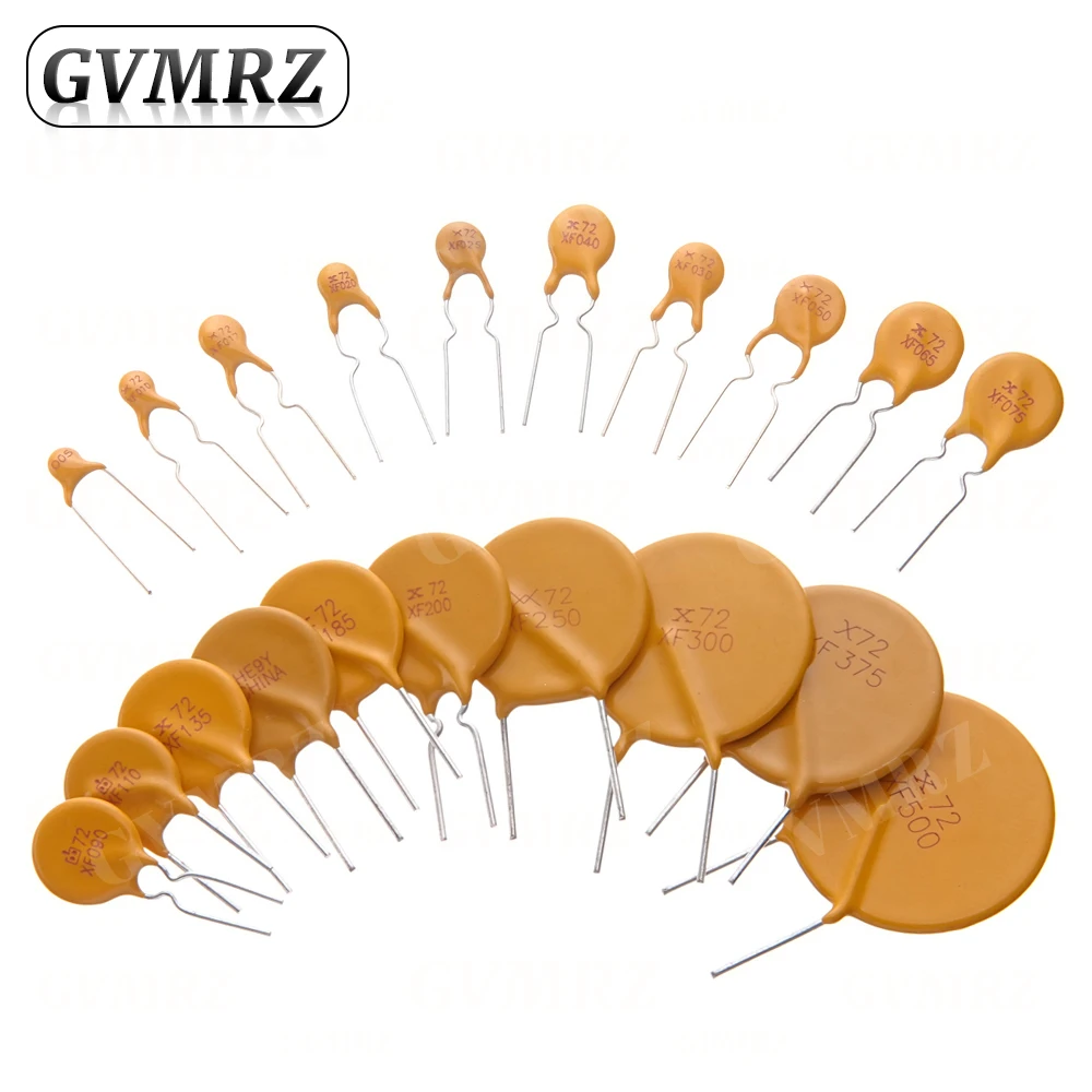 10PCS Self-Recovery Fuse PPTC RXEF005-RXEF500 RXEF030 RXEF050 72V 60V 0.05A-5A