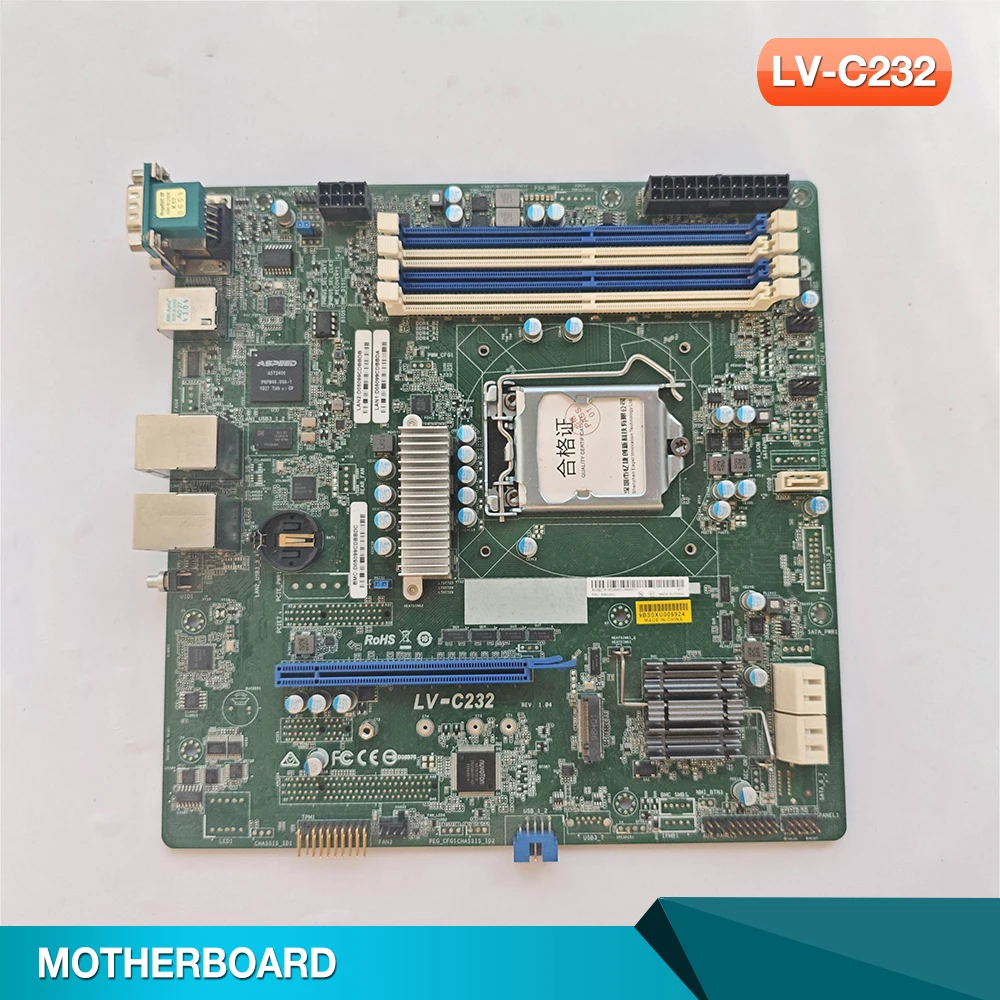 RS260 motherboard LV-C232 industrial control motherboard 1156 pin DDR4 memory