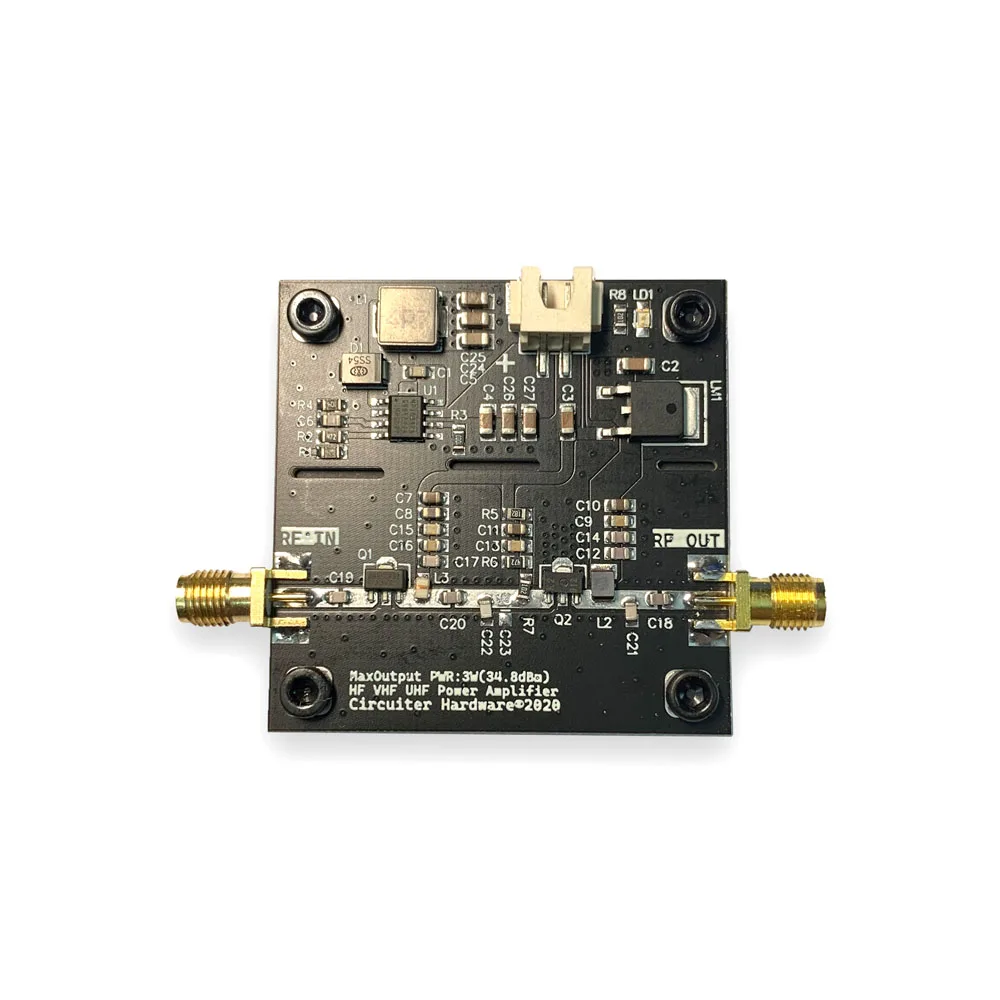 Imagem -03 - Amplificador de Potência para Radioamadorismo Transmissor fm Ondas Curtas Remoto Vhf Uhf rf 05800mhz 36db 4w 433mhz 868m 915m