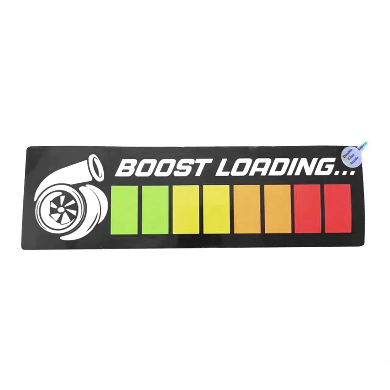 Windschutz scheibe Boost Loading Auto LED Licht Fenster Aufkleber für JDM Glow Panel Dekoration Zubehör