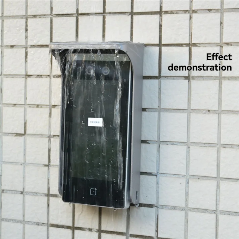 【THANKSGIVING DAY】 Housse de protection solaire anti-pluie universelle extérieure étanche pour dispositif de contrôle d'accès à reconnaissance faciale de 7 pouces