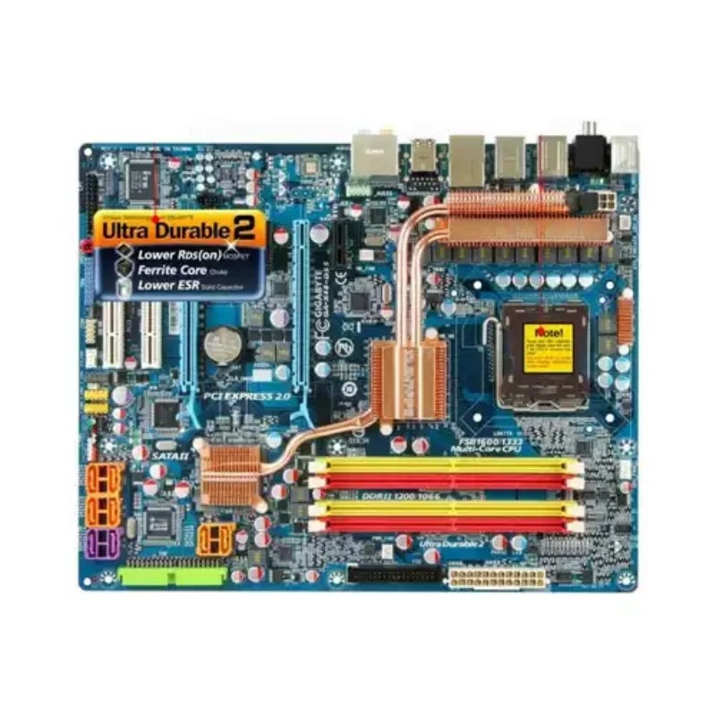 LGA775 DDR2 Dual Ethernet Desktop Motherboard Compatible With X48-DS5 PC Mainboard Replacement Part