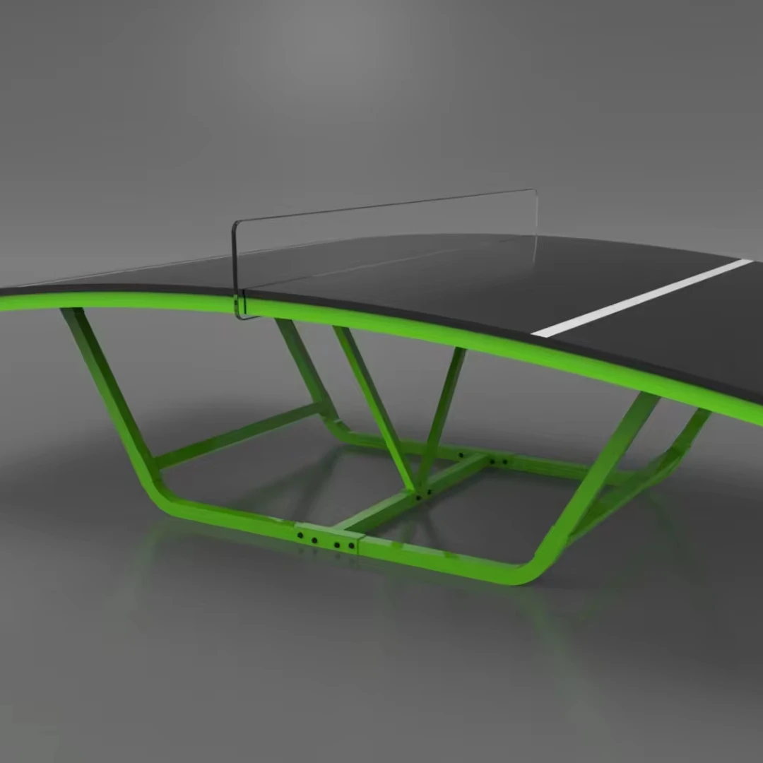 

New Best-selling U-shaped Waterproof Indoor/Outdoor Folding Football/Soccer Table with MDF/WPC Board