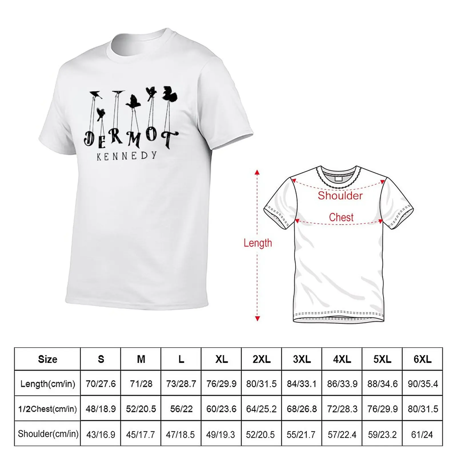 Dermot Kennedy Birds Puppeteer Silhoette, Hot Search T-Shirt custom t shirt anime blank t shirts t shirt men