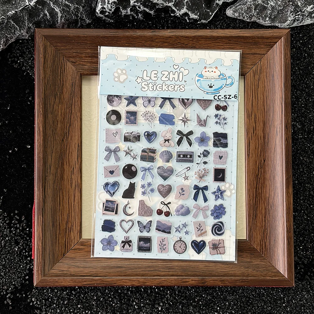 Retro Kawaii Nail Stickers Hea - Phone Accessories Icon 评论和价格