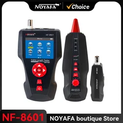 NOYAFA NF-8601 Network Cable Tester Cable Ethernet Cable Tester Tracker with POE/PING Measure Length Wiremap Tester Network Tool