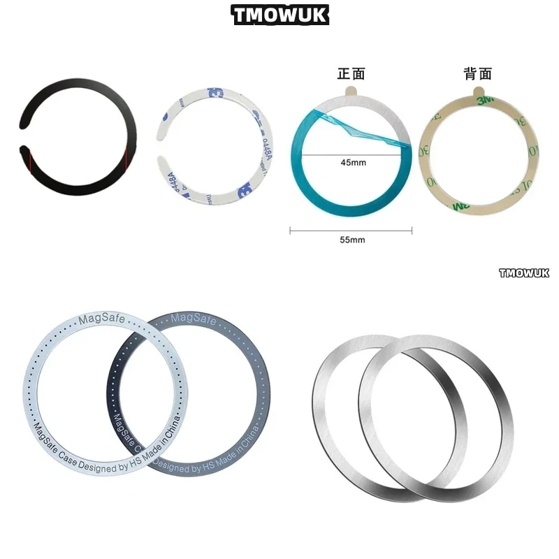 

For OPPO Reno 6 12 10 Pro Find N X3 X8 Ultra - Magsafe Magnetic Plate Ring Sticker For Seamless Charging