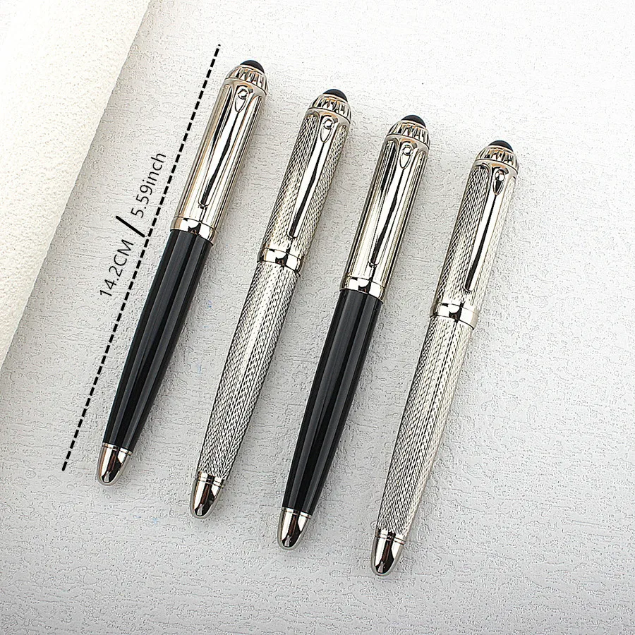 Jinhao 250 Tintenroller mit silbergoldenem Clip, glattes Schreiben für Geschäftsgeschenke, Kugelschreiber – Detail 1