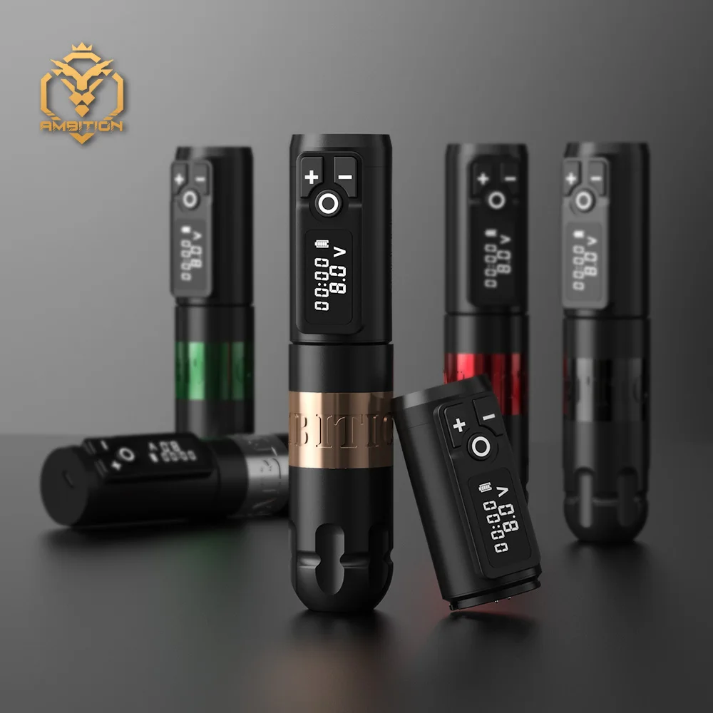 Soldier 2026 Tattoo Gun Kit Ambition Wireless Tattoo Machine Mixed 40pcs Cartridges Tattoo Needle Professional Set for Body Art
