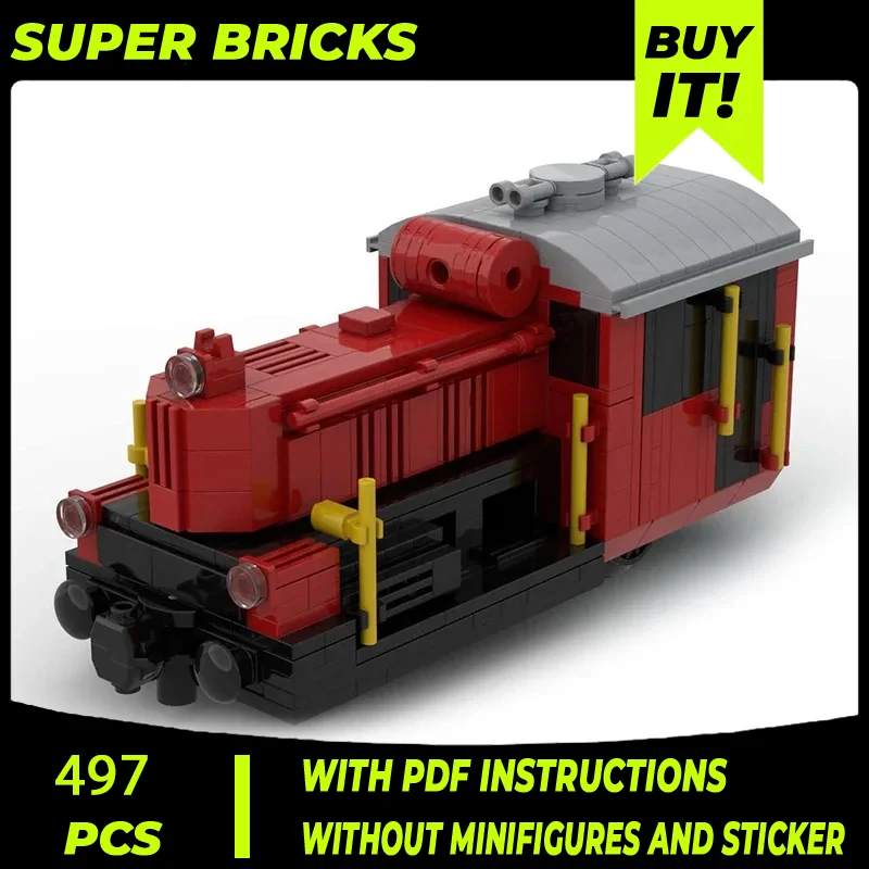 Technical Moc Bricks City Train Model DB Kof ll locomotive Modular Building Blocks Gifts Toys For Children DIY Sets Assembling