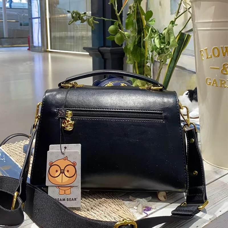 Cream Bear Oficjalna oryginalna nowa torba Boston Pillow Bag o dużej pojemności Casual Fashion Wszechstronna damska torba w stylu College