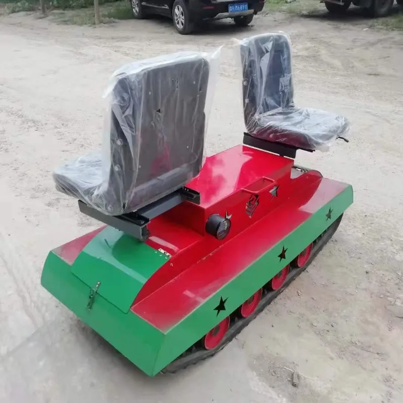 Wireless remote control daylily small track chassis