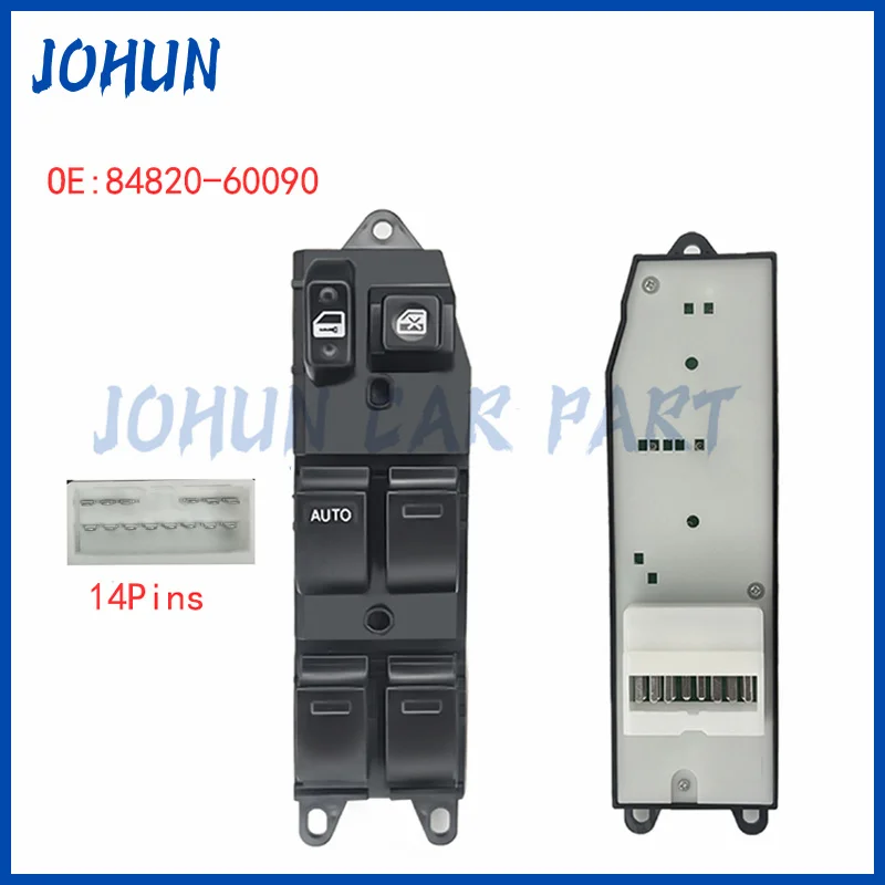 

84820-60090 Car Power Window Switch Control Button 8482060090 For Toyota Echo Yaris Camry Picnic 4Runner Hilux Land Cruiser New
