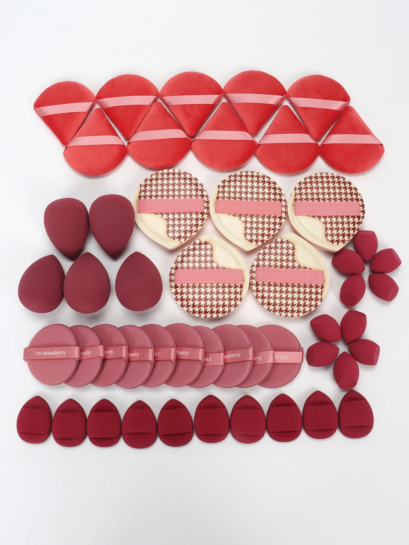 10/20/40/50/60 unidades de almohadillas desmaquillantes de vendaje utilizan un desmaquillante y un polvo para cubrir imperfecciones. Mezcla de crema Bb, base líquida