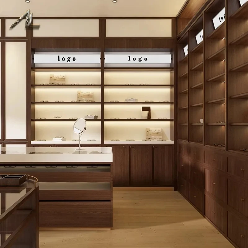 custom.Custom Luxury Counter Cabinet Sunglasses Display Island Counter Rack Spectacle Showcase