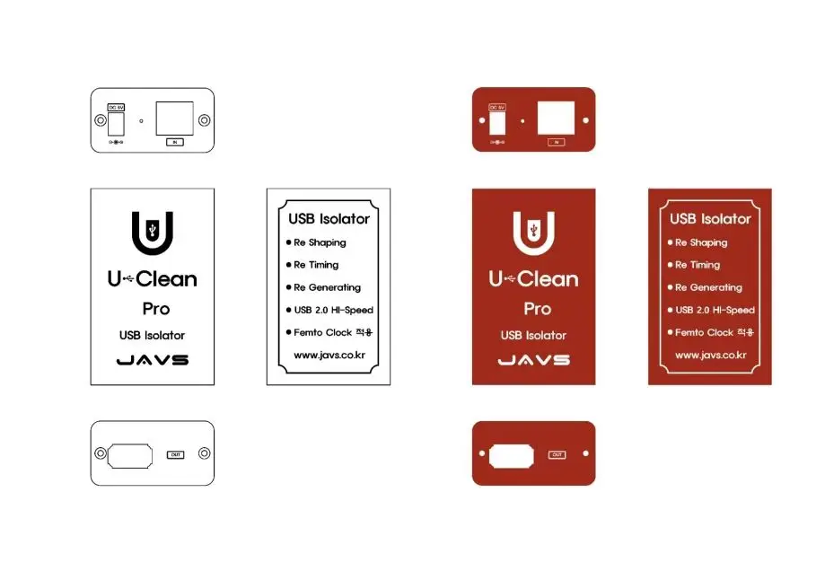 1000PCS Red Special Link Aluminum Enclosure 44*23*70mm Split Case Straight PCB Instrument Supply
