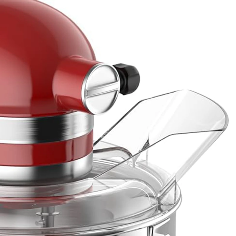 Escudo de vertido Escudo de seguridad transparente para tazón mezclador Kitchenaid de 4,5-5 cuartos, para batidoras con cabezal inclinable Kitchenaid Aid