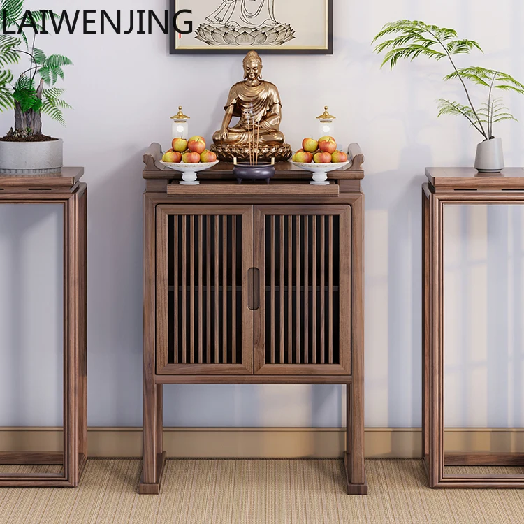 

SGF solid wood table incense table household new Chinese small incense table modern