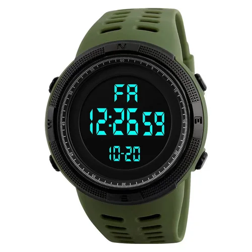 Imagen 2 del producto Reloj UTHAI C26 a la moda para hombre, reloj deportivo con Esfera Grande, resistente al agua, luz nocturna, reloj electrónico para estudiantes, relojes de regalo para hombre