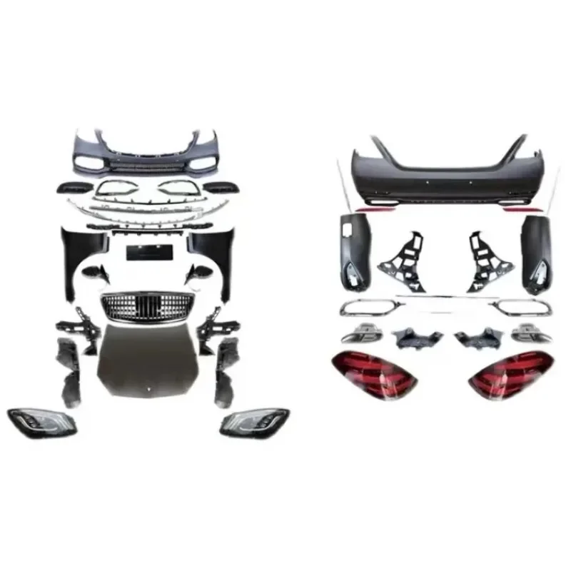 New  Exelero Headlights Tail Lights Surrounded Car for  W221 Old S300 S320 Modified W222