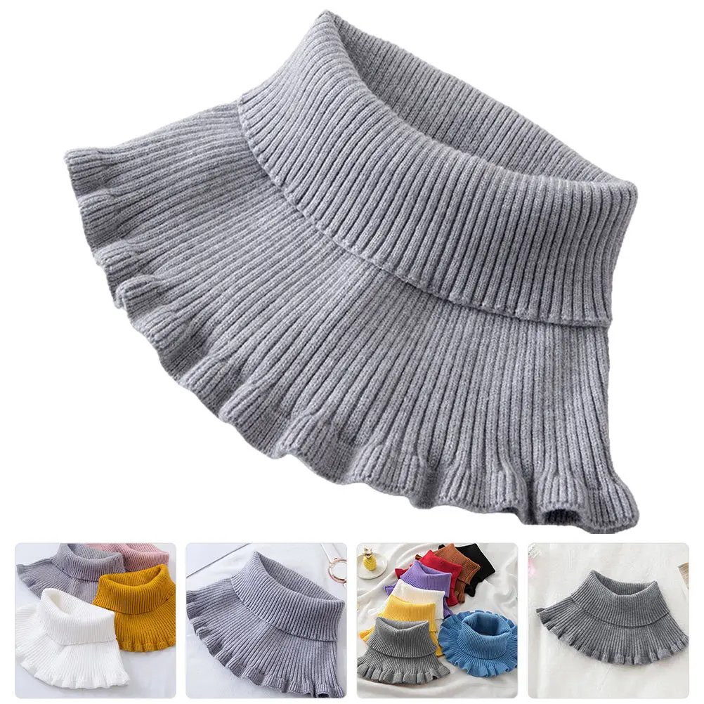 Convenient Neck Protector Cold and Warm Decorative Sleeve Adjustable Warmers for Women Elastic Cover Fashion
