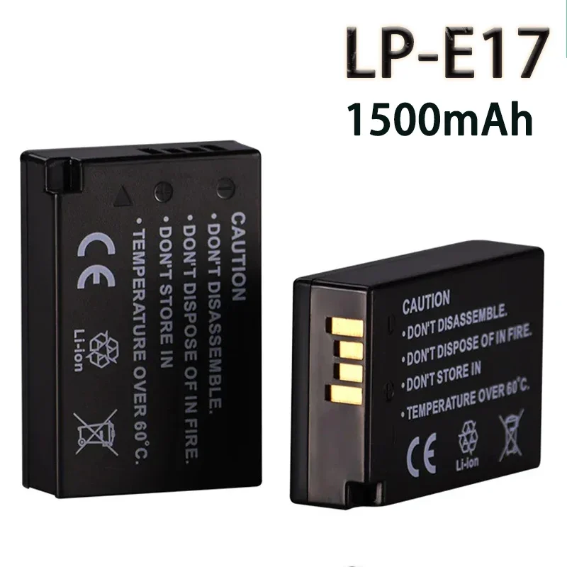 Noya raye for Canon  LP-E17 Battery EOS RP R8 R50 R10 200D M3 M5 M6 750D 760D T6i T6s T7i 800D Camera, Charger for LPE17 1500mAh