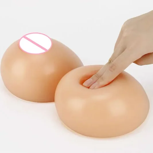 False Breast Silicone Adhesive Realistic Forms Meme Crossdresser Shemale Fake Boobs Tits For Drag Queen