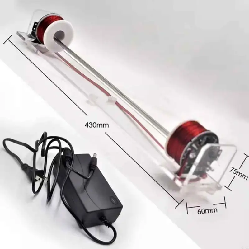 

Iron Ball Reciprocating Motion Model for Electromagnetic Experiments and Physics Education with Coil Induction