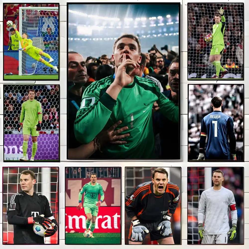 Football Star Manuel Neuer Poster Wall Art Print Decorative Mural Home Decor Gift Unframed