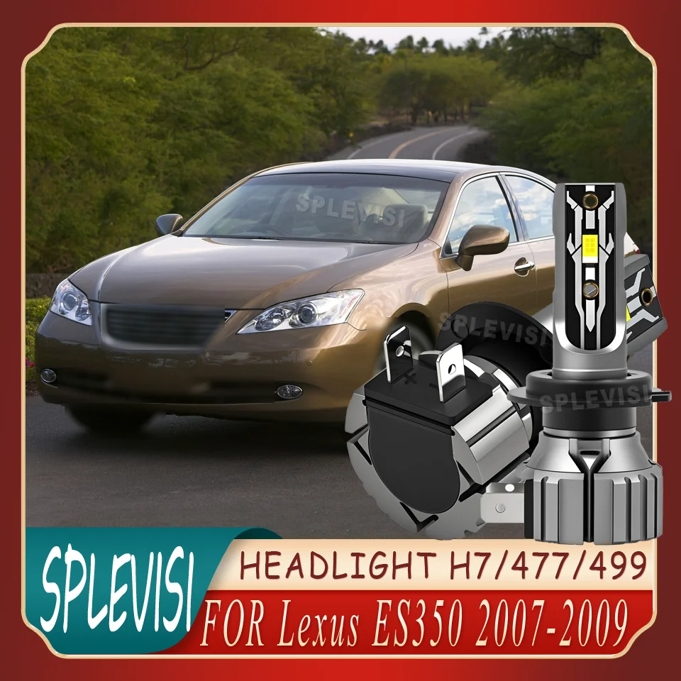 No Dark Delay Clear Vision in Rain/Snow Easy Plug-and-Play Install Secure Fit Longevity Low Beam For Lexus ES350 2007 2008 2009