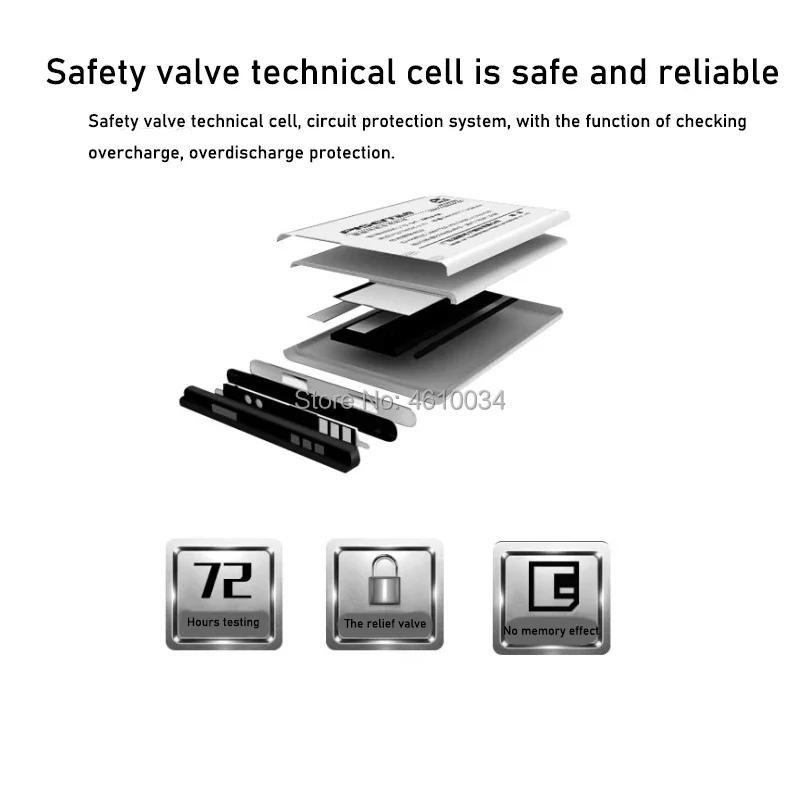 BL-5B-Batería de repuesto de iones de litio recargable integrada, 3,7 V, 890mAh, protección PTC, para Nokia 3220 / 3230