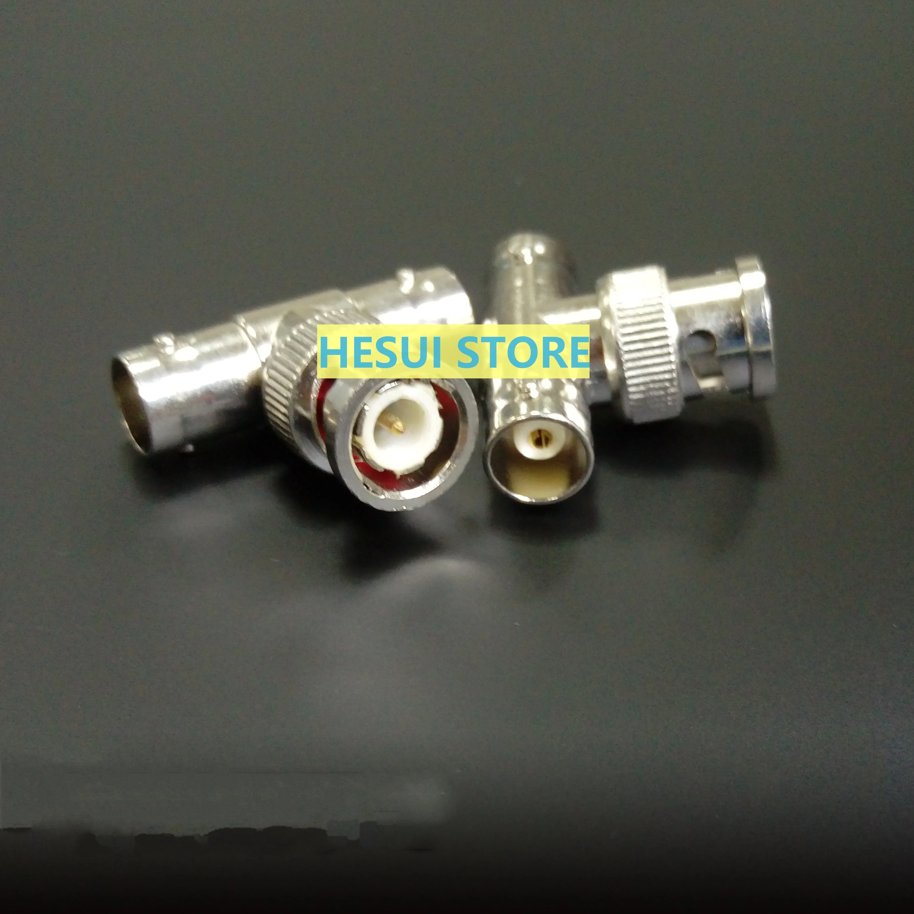 1/3/5 قطعة 50Ω النحاس النقي BNC-KJK ثلاثي الرأس، ثورة واحدة إلى اثنين من الإناث BNC-KKJ BNC إبرة داخلية إلى فتحتين BNC الداخلية