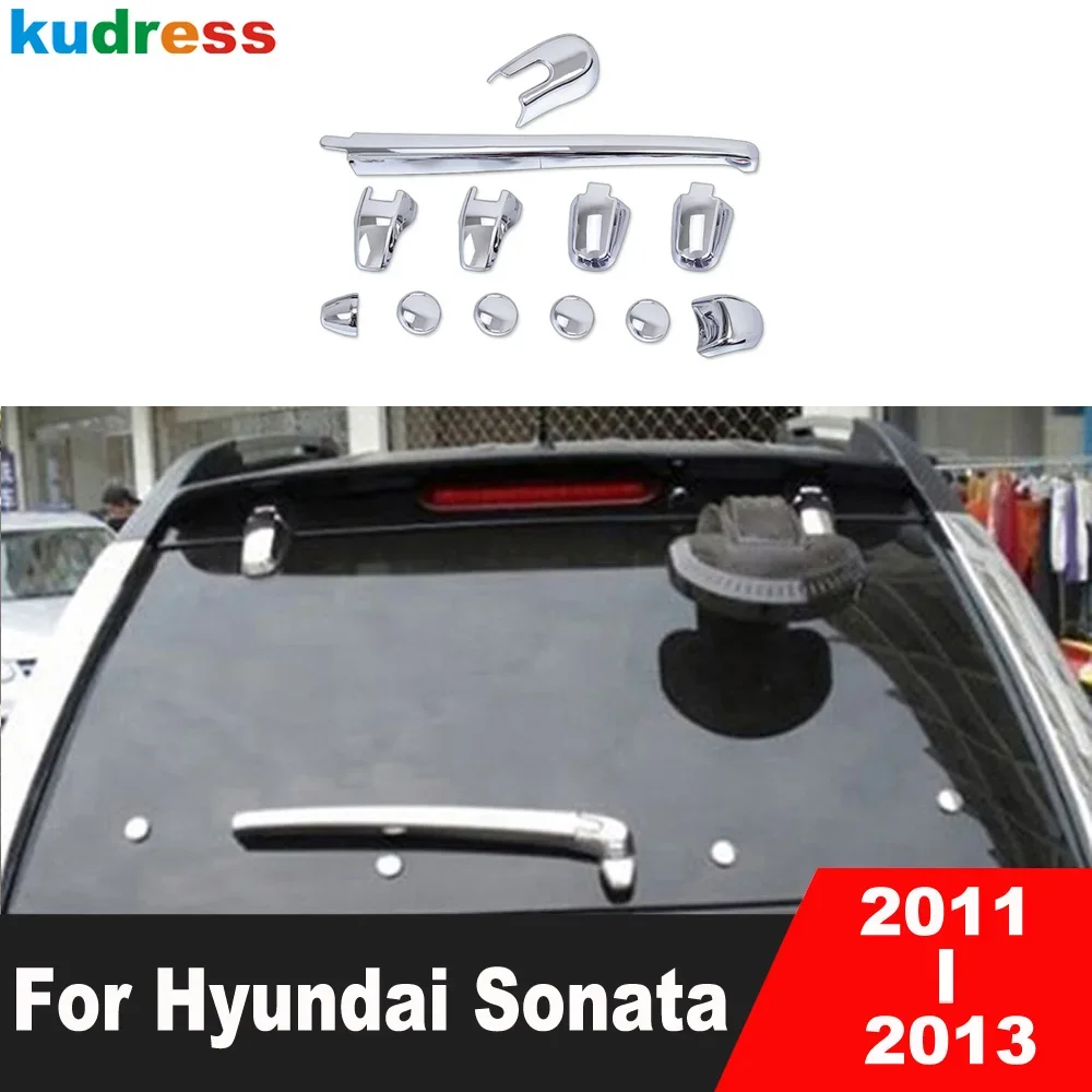 

Накладка на заднее стеклоочиститель для Kia Sportage 2007 2008 2009 2010, хромированная накладка на заднее стекло автомобиля, аксессуары для щеток стеклоочистителя