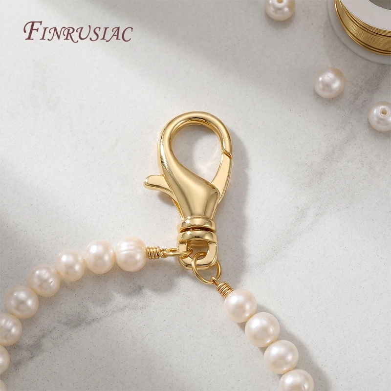 18K Gold Plated Lobster Clasps,Spring Trigger Clasp For Necklace Bracelet Keychain DIY Jewelry Making Findings Supplies - view 4