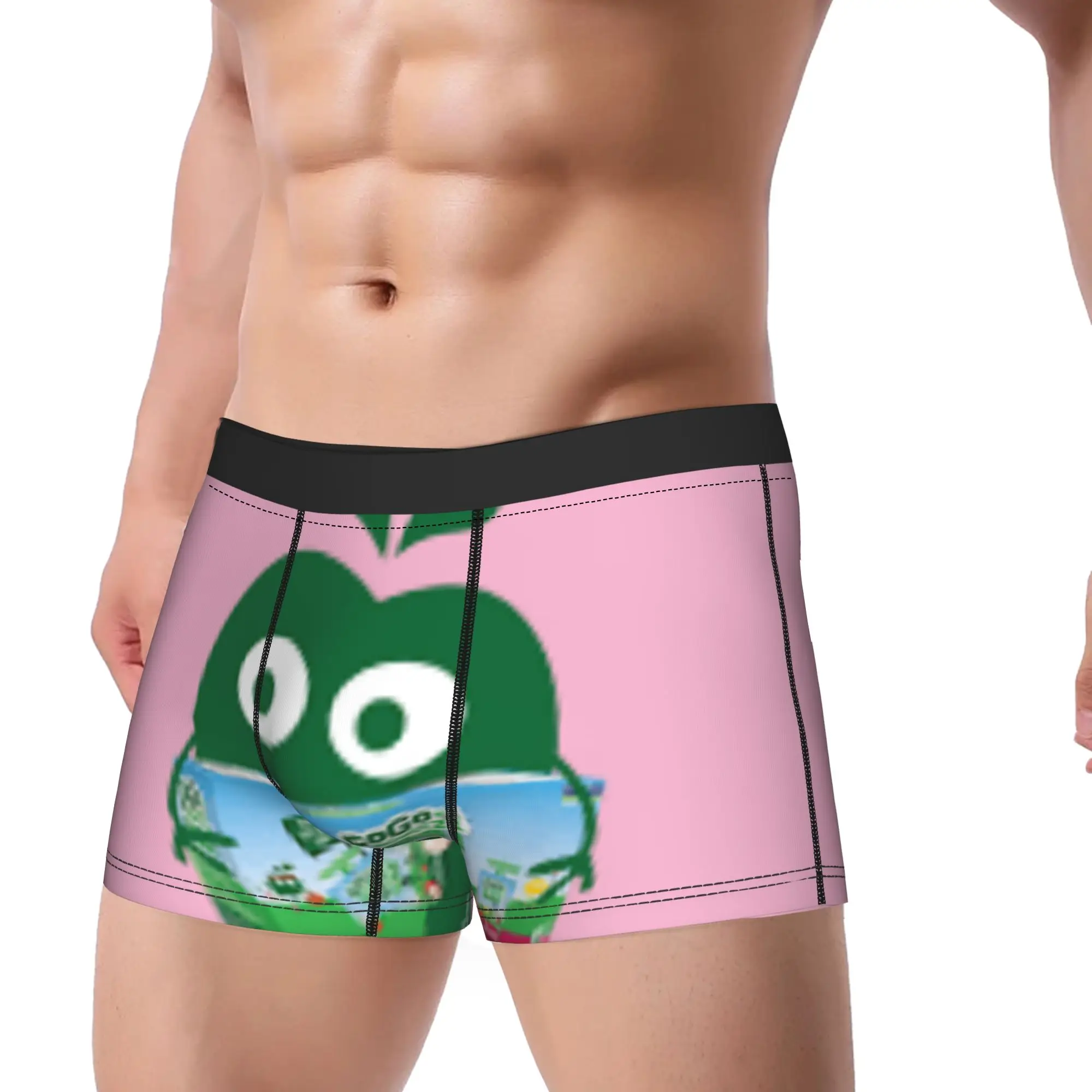 gGoGo squeeZ Character  gGoGo squeeZ Underpants Breathbale Panties Man Underwear Ventilate Shorts Boxer Briefs