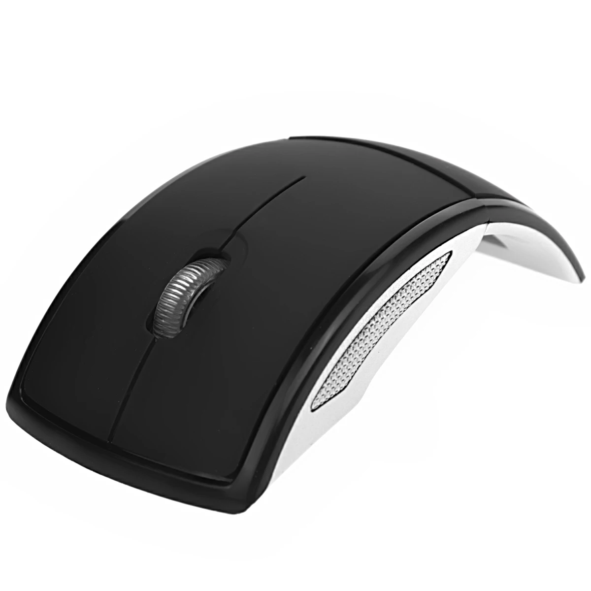 

Wireless Mouse Gaming Ergonomic Foldable Arc Ultrathin Optical for Laptop 24GHz Blue Durabl Plastic Metal Powered by 2 AAA