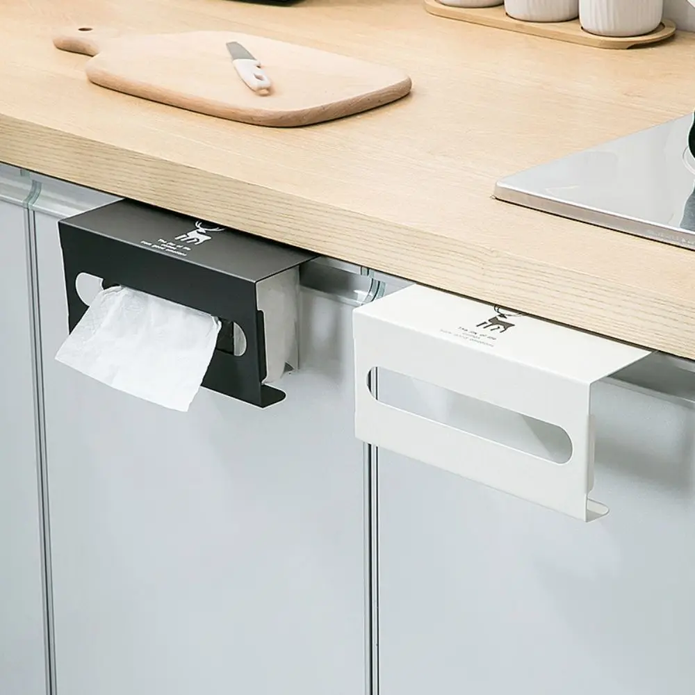 

Держатель для кухонных бумажных полотенец без перфорации, креативный перевернутый шкаф, подвесная стойка для рулонов бумаги, многоцелевой портативный