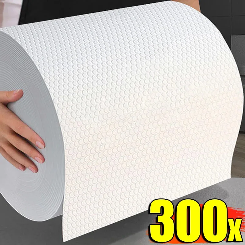 المطبخ المتاح الخرق غير المنسوجة قابلة لإعادة الاستخدام تنظيف الملابس المنزلية غسل المناشف أطباق خرقة مناديل القماش أدوات تنظيف #1