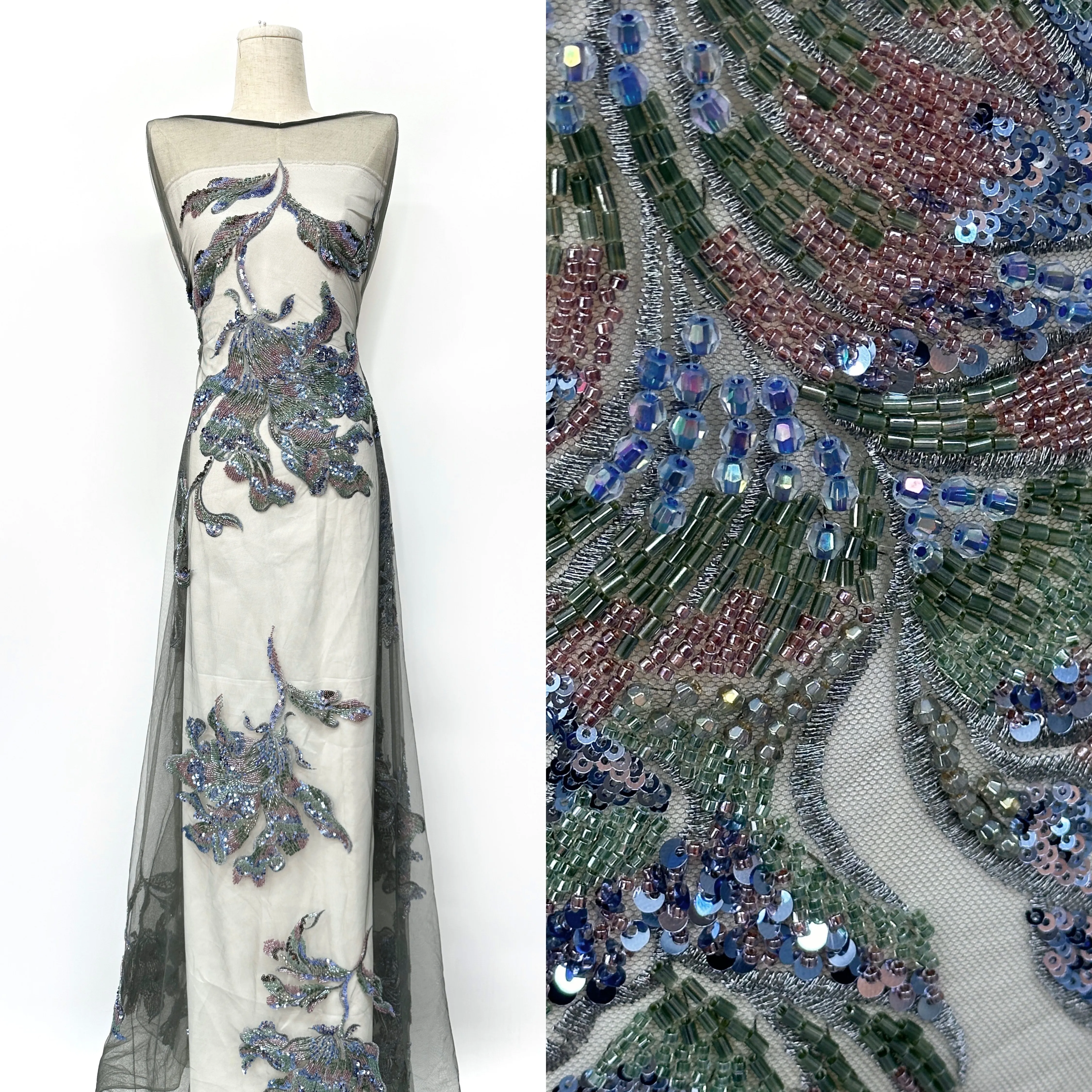 

1 комплект = 3 цвета, 10 комплектов = 30 цветов, роскошные бусины с блестками и камнями, французское кружево, дизайн свадебного и вечернего платья, кружево высшего качества