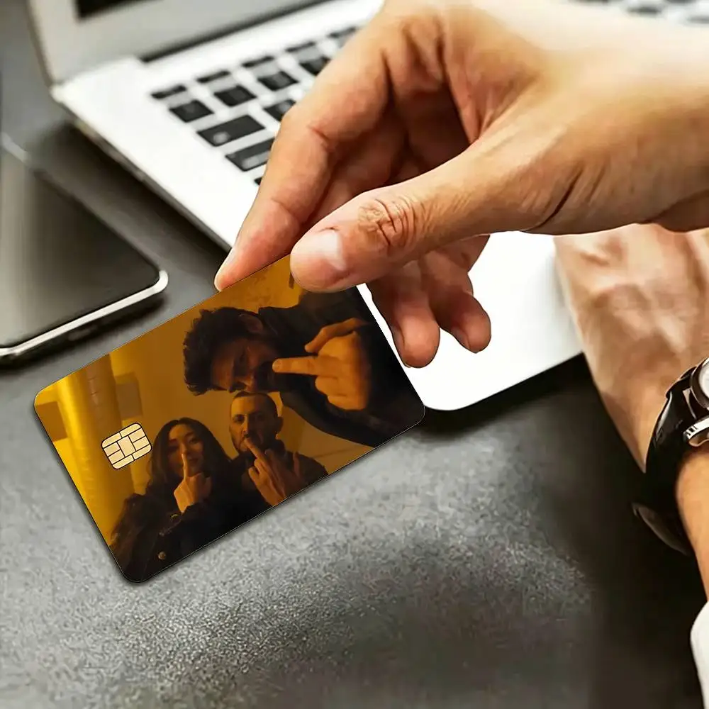 The Boys B-Billy B-Butcher HD Credit Card Stickers Game Card Decal Small Chip Waterproof Sticker Gift Decor