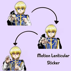 Kurapika Hunter X Hunter Anime Motion Car Sticker Peeker Sticker Waterproof Decal for Suitcase,Laptop Refrigerator,Etc Gift