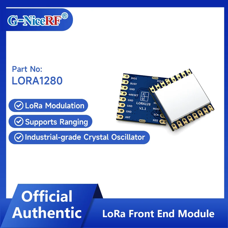4-個-lora1280-24ghz-lora-ワイヤレスモジュール-sx1280-チップ使用、高感度-132dbm@lora-をサポート送料無料