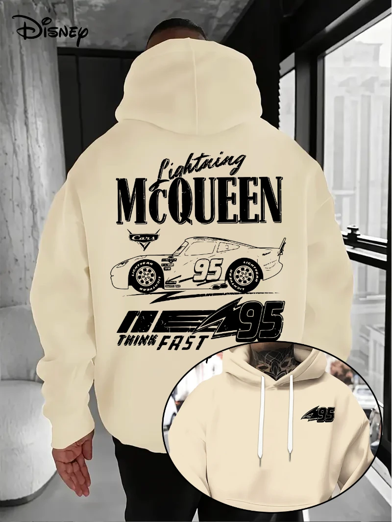 Sudadera con capucha Car Lightning McQueen - Película 95 Sudadera con capucha para hombre Otoño/Invierno