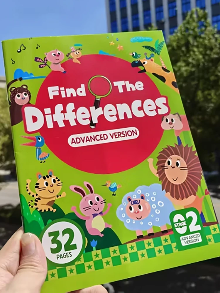 Hidden Differences Activity Book, Contains 32 Interactive Observation Games and Memory Exercises |   Attention and Concentration Training |   Visual Perception Skills, Concentration Games with Numbered Pages |   Find the Difference Game |   Scientific Learning Activity Book That Improves Concentration and Observation Skills |   Interesting and Engaging Hidden Object Games. Early Education Materials.