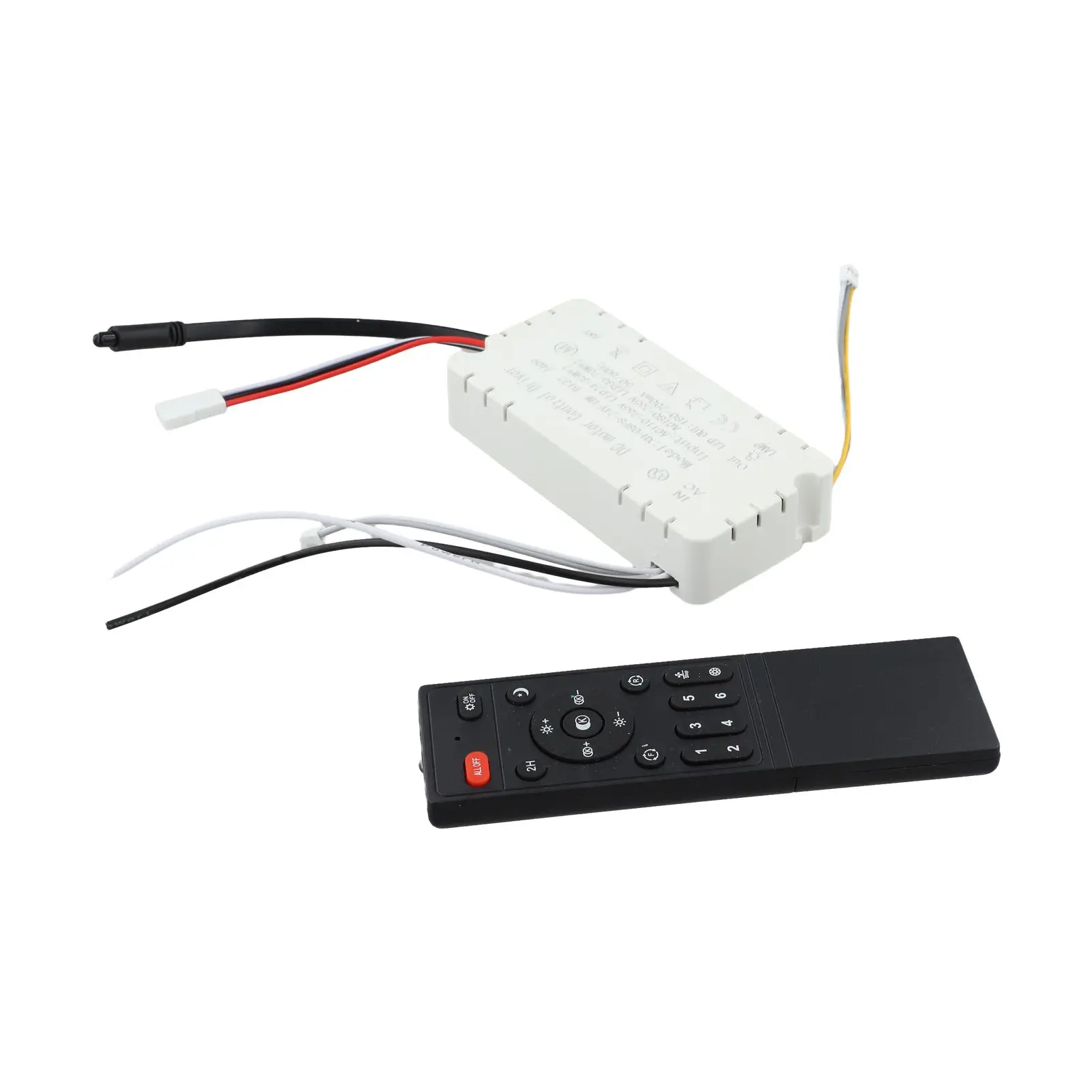 

Fan Light Remote Controller with 6 Speed Settings and Dimming Feature for Optimized Airflow and Lighting Control