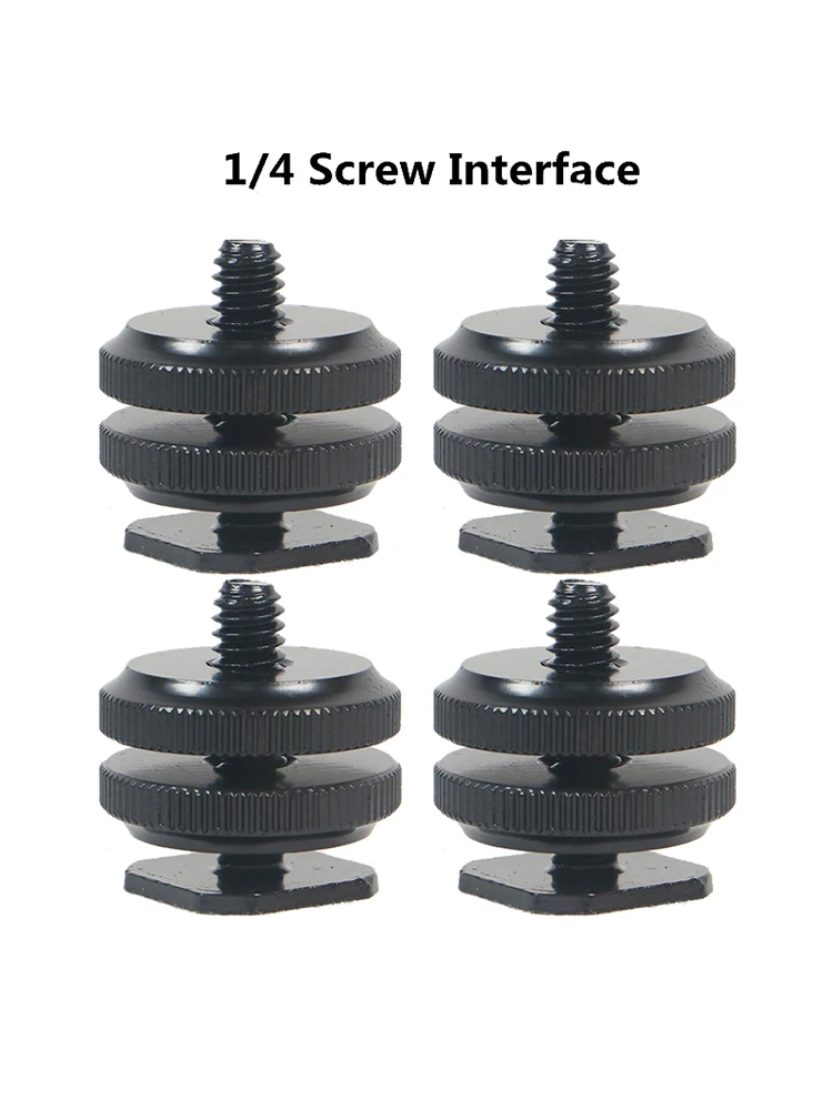 Support de téléphone pour support de chaussure chaude, adaptateur de chaussure froide, support rapide pour appareil photo double couche, accessoires d'adaptateur de chaussure chaude, écrou pour