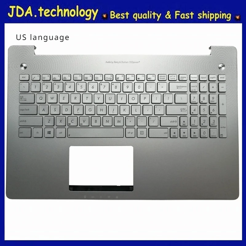 

New/org For ASUS N550 N550J N550JA N550JV N550JX JK Palmrest US Keyboard upper cover 13N0-P9A0251 90NB00K1-R31UI0 Backlit